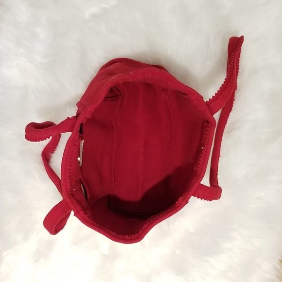 J Jill Wool Shoulder Tote Bag, Red - Picture 7 of 13